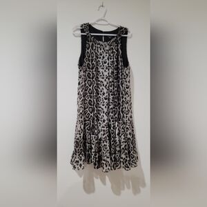 JBS WOMEN PETITE 20WP Leopard Print Women's Dress